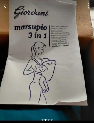 Marsupio Giordani 3in1