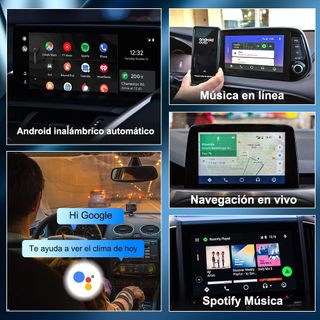 Carlinkit Android Auto inalámbrico Adaptador, conv