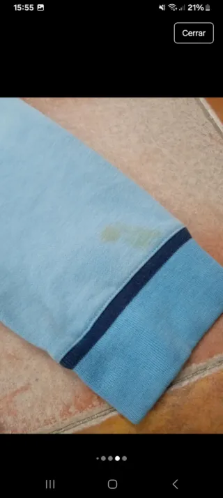 Sudadera Vintage Nike Talla L Azul