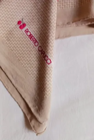 Foulard seta vintage Roberto Capucci