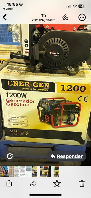 Generador Eléctrico ENER-GEN 1200W