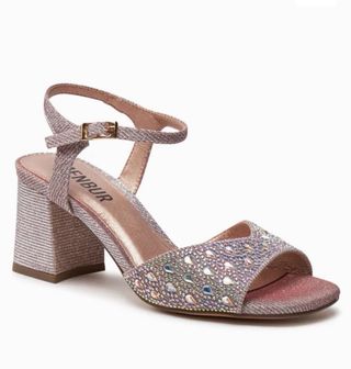 Sandalias Menbur Brillantes Talla 37