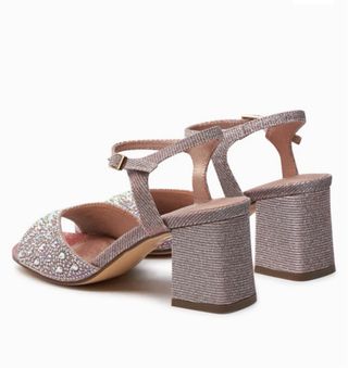 Sandalias Menbur Brillantes Talla 37