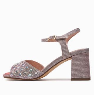 Sandalias Menbur Brillantes Talla 37