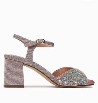 Sandalias Menbur Brillantes Talla 37