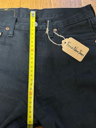 Levi's 501 Jeans Neri Vintage Relaxed Fit W28 L32
