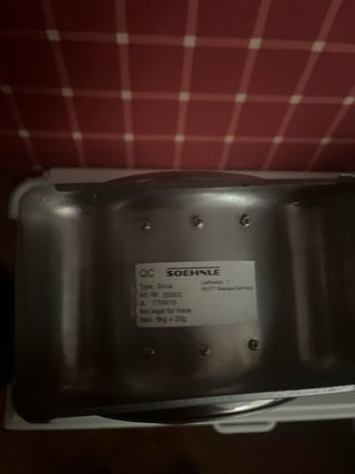 Báscula Cocina Soehnle 5Kg