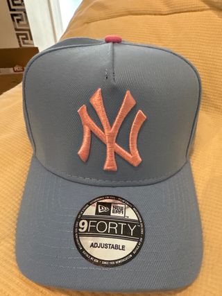 Gorra New Era 9FORTY Yankees Rosa Azul