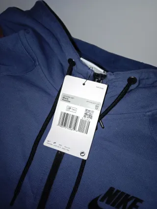 Sudadera Nike Tech Fleece Hombre Azul