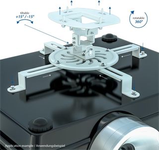 deleyCON Soporte Universal para Proyector Montaje