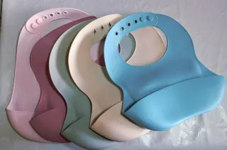 Set 4 Bavaglini Silicone Morbidi