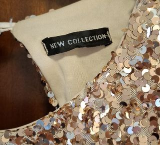 Vestido Dorado de Lentejuelas - Eventos y Fiesta