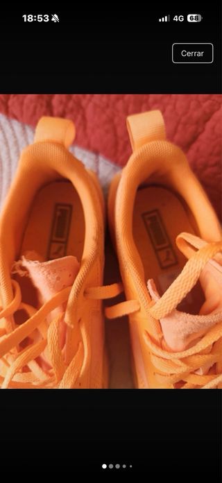 Zapatillas Puma Naranja Talle 37.5