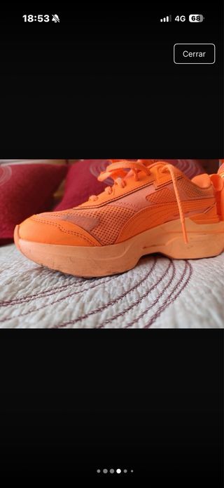 Zapatillas Puma Naranja Talle 37.5