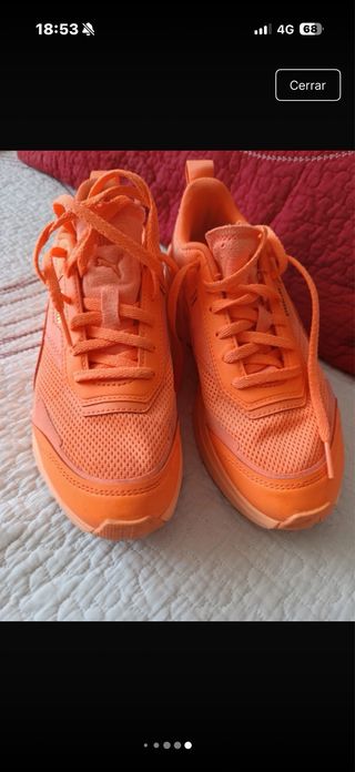 Zapatillas Puma Naranja Talle 37.5