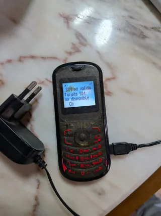 Móvil Alcatel Negro Antiguo