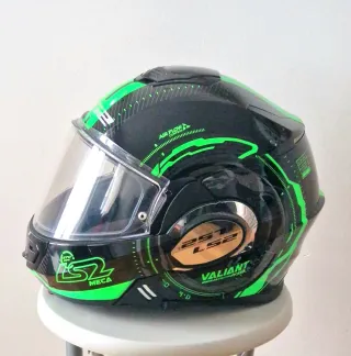 Casco LS2 Valiant II Negro/Verde