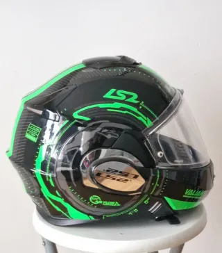Casco LS2 Valiant II Negro/Verde