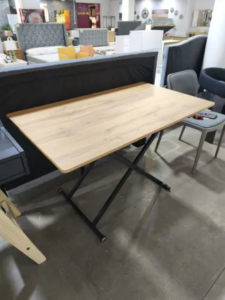 Mesa Abatible Madera y Metal