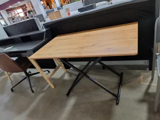 Mesa Abatible Madera y Metal