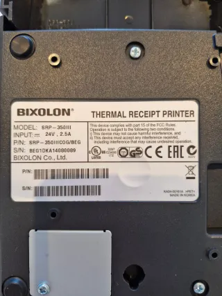 Impresora Térmica Bixolon SRP-350III Tickets TPV