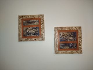 Pareja de cuadros decorativos