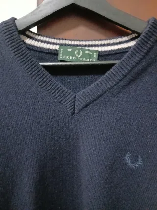 Jersey Fred Perry Azul Talla L