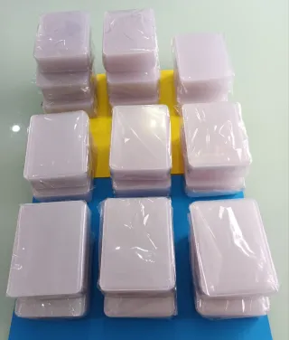 Fundas transparentes para tarjetas. 400 unidades.