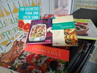 libros de recetas de cocina, parejas, española