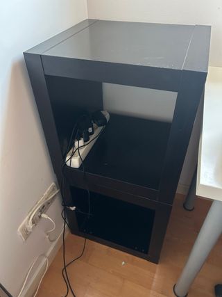 Mueble Cubos Kallax Ikea Negro