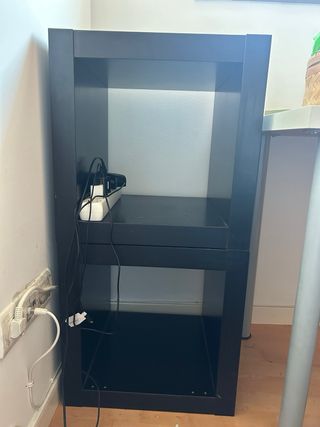 Mueble Cubos Kallax Ikea Negro