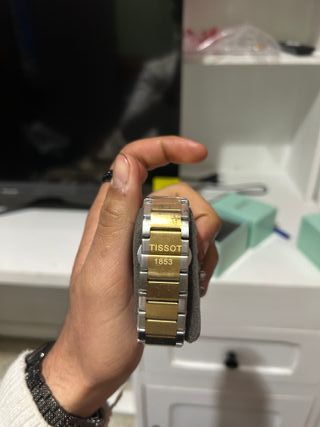 Reloj Tissot Azul y Dorado