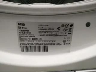 Secadora Beko 7kg De Condensación