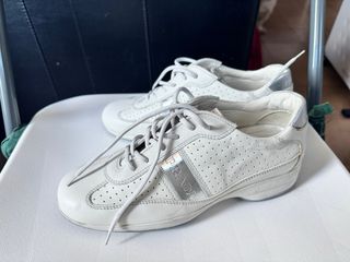 Zapatillas Prada Mujer Blancas y Plateadas