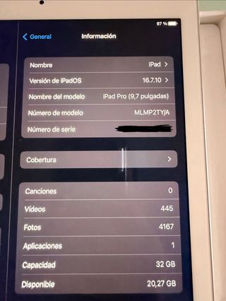 iPad Pro 9.7 Plata
