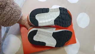 Nike Air Max 1 Gris Naranja