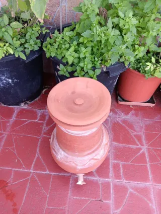 Botijo de barro con grifo