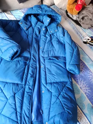 Anorak Zara Azul Talla M
