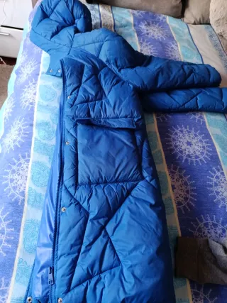 Anorak Zara Azul Talla M