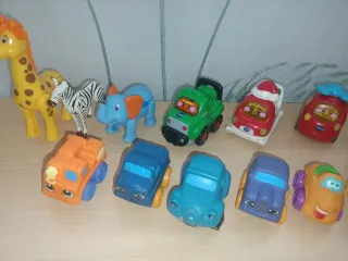 Lote Juguetes Bebé Animales y Coches
