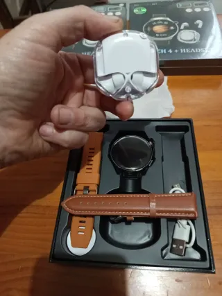 Un Set D21 Watch 4 + Auriculares Inalámbricos
