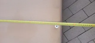 Canapé de 90cm beige y marrón