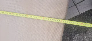 Canapé de 90cm beige y marrón