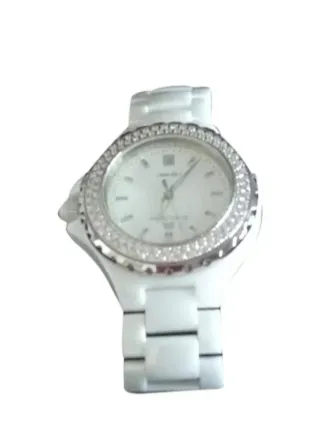 Orologio Mario Mossa donna bianco e argento