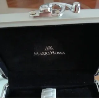 Orologio Mario Mossa donna bianco e argento