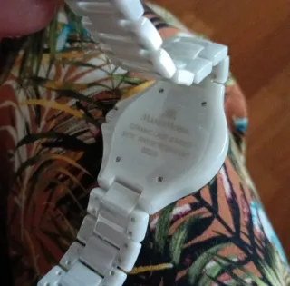 Orologio Mario Mossa donna bianco e argento