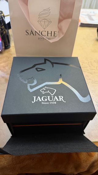Reloj Jaguar Cronógrafo Esfera Azul.