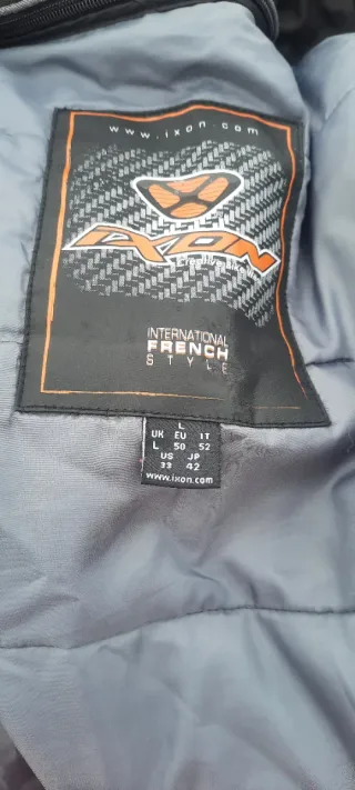 Chaqueta Moto AXN Negra y Gris