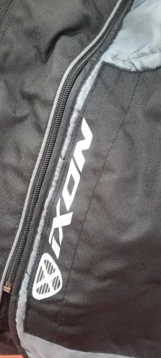 Chaqueta Moto AXN Negra y Gris