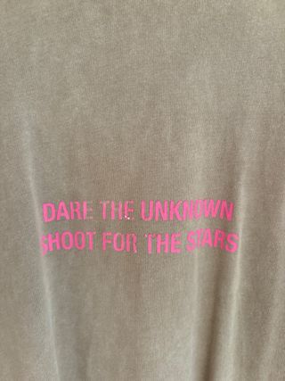 Camiseta Zara verde militar oversize